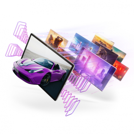 Lenovo Idea Tab Pro ZAE4 - Tablet - Android 14 or later - 256 GB UFS card - 12.7" LTPS (2944 x 1840) - microSD slot - luna grey - 13