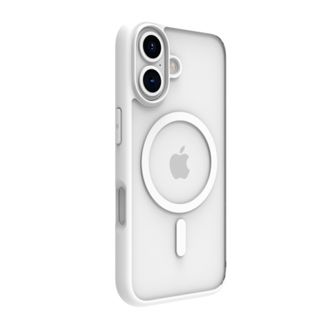 dbramante1928 Grenen - Back cover for mobile phone - MagSafe compatibility - plastic - white - for Apple iPhone 16 - 1