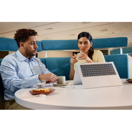 HP EliteBook X Flip G1i Notebook Next Gen AI - Flip design - Intel Core Ultra 7 - 258V / up to 4.8 GHz - Win 11 Pro - Intel Arc Graphics 140V - 32 GB RAM - 512 GB SSD NVMe - 14" IPS touchscreen 1920 x 1200 - NFC, Wi-Fi 7, Bluetooth - glacier silver - kbd: Pan Nordic - 6