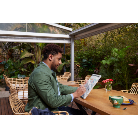 HP EliteBook X Flip G1i Notebook Next Gen AI - Flip design - Intel Core Ultra 7 - 258V / up to 4.8 GHz - Win 11 Pro - Intel Arc Graphics 140V - 32 GB RAM - 512 GB SSD NVMe - 14" IPS touchscreen 1920 x 1200 - NFC, Wi-Fi 7, Bluetooth - glacier silver - kbd: Pan Nordic - 11