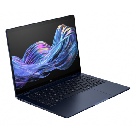 HP EliteBook X Flip G1i Notebook Next Gen AI - Flip design - Intel Core Ultra 7 - 258V / up to 4.8 GHz - Win 11 Pro - Intel Arc Graphics 140V - 32 GB RAM - 1 TB SSD NVMe - 14" IPS touchscreen HP SureView 5 1920 x 1200 - Wi-Fi 7, Bluetooth, NFC - atmosphere blue - kbd: Pan Nordic - 10