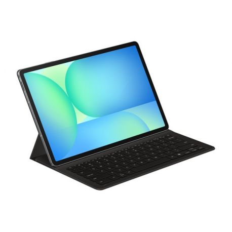 Samsung EF-DX620 - Keyboard and folio case (book cover) - slim, AI key - wireless - POGO pin, Bluetooth - black keyboard, black case - for Galaxy Tab S10 FE+ - 0