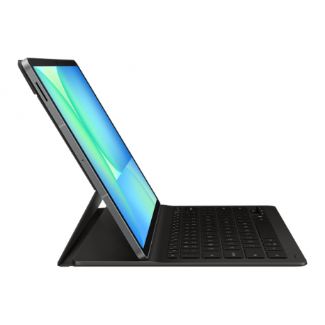 Samsung EF-DX620 - Keyboard and folio case (book cover) - slim, AI key - wireless - POGO pin, Bluetooth - black keyboard, black case - for Galaxy Tab S10 FE+ - 4