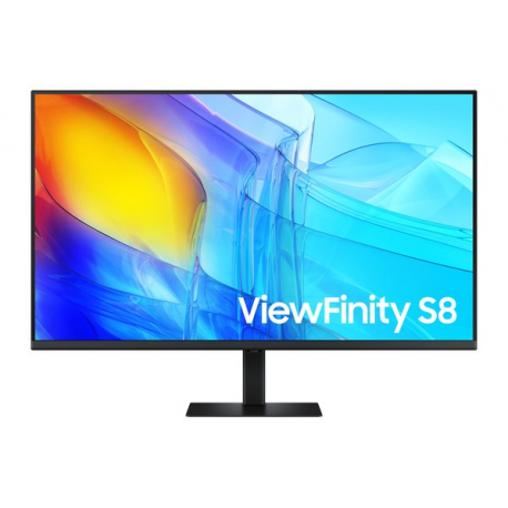 Samsung ViewFinity S8 S37D800EAU - S80D Series - LED monitor - 37" - 3840 x 2160 UHD @ 60 Hz - VA - 350 cd/m² - 3000:1 - HDR10 - 5 ms - HDMI, DisplayPort - black - 1