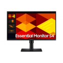 Samsung Essential S4 S24D402GAU - S40GD Series - LED monitor - 24" - 1920 x 1080 Full HD (1080p) @ 100 Hz - IPS - 250 cd/m² - 1000:1 - 5 ms - 2xHDMI, DisplayPort - black