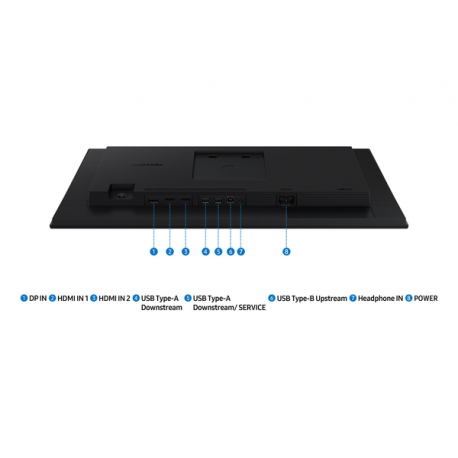 Samsung Essential S4 S24D402GAU - S40GD Series - LED monitor - 24" - 1920 x 1080 Full HD (1080p) @ 100 Hz - IPS - 250 cd/m² - 1000:1 - 5 ms - 2xHDMI, DisplayPort - black - 5