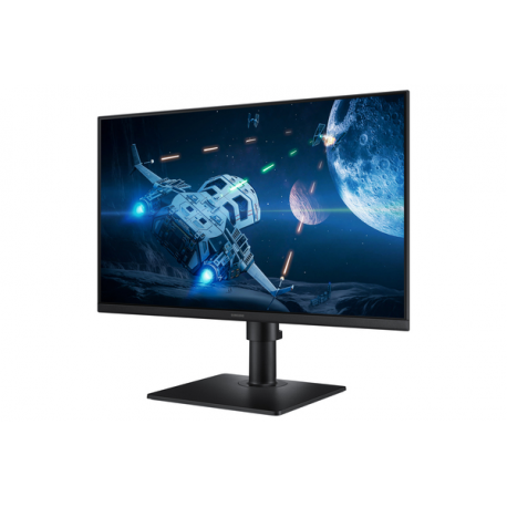 Samsung Essential S4 S24D402GAU - S40GD Series - LED monitor - 24" - 1920 x 1080 Full HD (1080p) @ 100 Hz - IPS - 250 cd/m² - 1000:1 - 5 ms - 2xHDMI, DisplayPort - black - 9