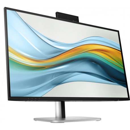 HP 527pm - Series 5 Pro - LED monitor - 27" - 2560 x 1440 QHD @ 100 Hz - IPS - 350 cd/m² - 1500:1 - 5 ms - HDMI, DisplayPort, USB-C - speakers - jet black, natural silver (stand), jet black (stand) - 1