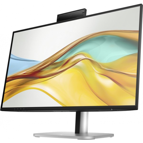HP 524pm - Series 5 Pro - LED monitor - 24" (23.8" viewable) - 1920 x 1080 Full HD (1080p) @ 100 Hz - IPS - 350 cd / m² - 1500:1 - 5 ms - HDMI, DisplayPort, USB-C - speakers - jet black, natural silver (stand) - 2