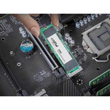 Crucial E100 - SSD - 480 GB - internal - M.2 2280 - PCIe 4.0 x4 (NVMe) - 2