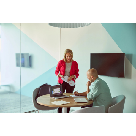 HP EliteBook X G1a Notebook Next Gen AI - 157-degree hinge design - AMD Ryzen AI 9 - HX 375  /  up to 5.1 GHz - Win 11 Pro - Radeon 890M - 64 GB RAM - 1 TB SSD NVMe, TLC - 14" OLED touchscreen 2880 x 1800 (2.8K) - Wi-Fi 7, Bluetooth, NFC - glacier silver - kbd: Pan Nordic - with HP 3 years Onsite with Predictive Detection Alerts and Travel for Notebook - 32