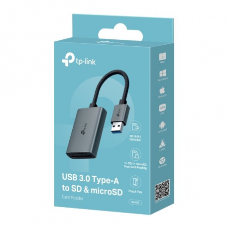 TP-Link UC430 V1 - Hub - 3 x SuperSpeed USB 3.0 + 1 x USB-C (power pass-through) - desktop - 2