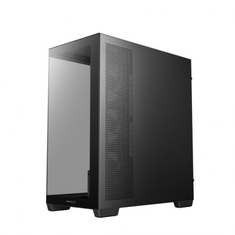 DeepCool CG580 4F - Tower - ATX - windowed side panel (tempered glass) - no power supply (ATX  /  PS / 2) - black - USB / Audio - 13