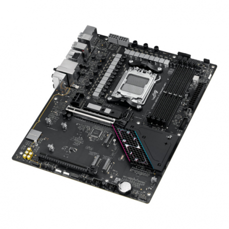 ASUS ROG STRIX B850-F GAMING WIFI - Motherboard - ATX - Socket AM5 - AMD B850 Chipset - USB-C 3.2 Gen 2x2, USB-C 3.2 Gen2, USB 3.2 Gen 2, USB 3.2 Gen 1 - 2.5 Gigabit LAN, Wi-Fi 7, Bluetooth - onboard graphics (CPU required) - HD Audio (8-channel) - 10