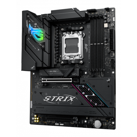 ASUS ROG STRIX B850-F GAMING WIFI - Motherboard - ATX - Socket AM5 - AMD B850 Chipset - USB-C 3.2 Gen 2x2, USB-C 3.2 Gen2, USB 3.2 Gen 2, USB 3.2 Gen 1 - 2.5 Gigabit LAN, Wi-Fi 7, Bluetooth - onboard graphics (CPU required) - HD Audio (8-channel) - 12