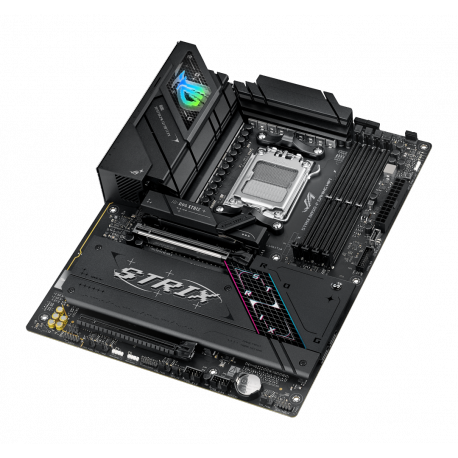 ASUS ROG STRIX B850-F GAMING WIFI - Motherboard - ATX - Socket AM5 - AMD B850 Chipset - USB-C 3.2 Gen 2x2, USB-C 3.2 Gen2, USB 3.2 Gen 2, USB 3.2 Gen 1 - 2.5 Gigabit LAN, Wi-Fi 7, Bluetooth - onboard graphics (CPU required) - HD Audio (8-channel) - 16