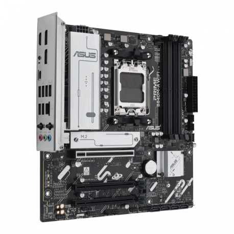 ASUS PRIME B840M-A WIFI - Motherboard - micro ATX - Socket AM5 - AMD B840 Chipset - USB-C 3.2 Gen 1, USB 3.2 Gen 1 - 2.5 Gigabit LAN, Bluetooth, Wi-Fi 6E - onboard graphics (CPU required) - HD Audio (8-channel) - 5