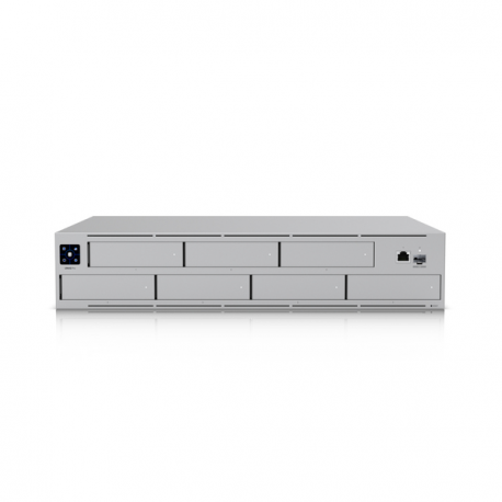 UBIQUITI 2U RACK-MOUNT NAS WITH (7) 2.5/3.5" DRIVE BAYS AND 10 GBPS PERFORMANCE DESIGNED FOR LARGE-SCALE FILE STORAGE AND SHARIN