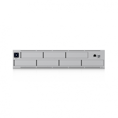 UBIQUITI 2U RACK-MOUNT NAS WITH (7) 2.5/3.5" DRIVE BAYS AND 10 GBPS PERFORMANCE DESIGNED FOR LARGE-SCALE FILE STORAGE AND SHARIN