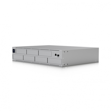 UBIQUITI 2U RACK-MOUNT NAS WITH (7) 2.5/3.5" DRIVE BAYS AND 10 GBPS PERFORMANCE DESIGNED FOR LARGE-SCALE FILE STORAGE AND SHARIN