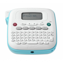 Brother P-Touch PT-N20 - Labelmaker - B/W - direct thermal - 12 mm width - 180 dpi - up to 12 mm/sec - cutter - vertical print, mirror print, print preview, 2 line printing - white, blue