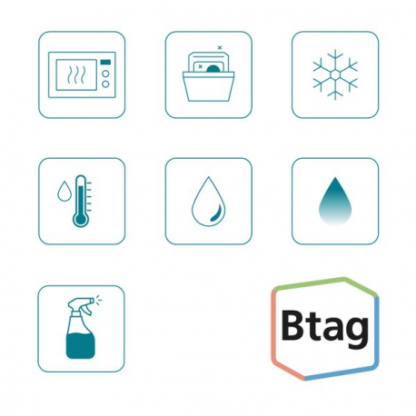 Brother BTAG-P31 - Black on pink - Roll (1.2 cm x 4 m) 1 cassette(s) hanging box - label tape - for P-Touch PT-N10, PT-N20, PT-N25BT - 1