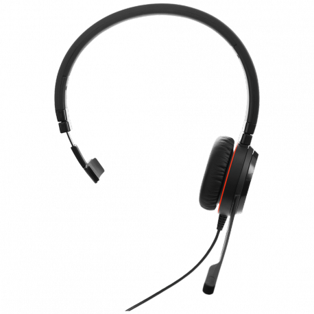 Jabra Evolve 20SE UC mono - Headset - on-ear - wired - USB-C, USB-A - noise isolating - Alcatel-Lucent Certified, Avaya Certified, Certified for Microsoft Teams, Cisco Certified, Unify Certified - 0