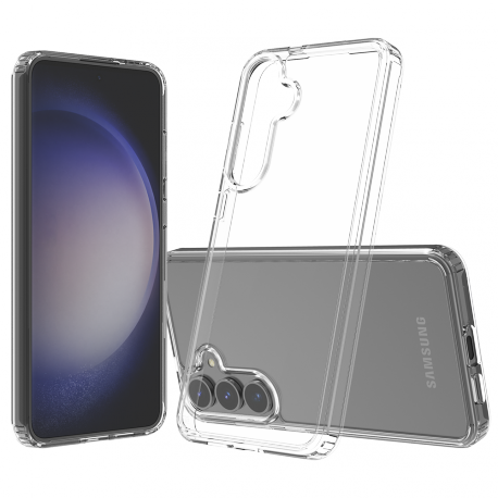 Screenor Bumper - Back cover for mobile phone - thermoplastic polyurethane (TPU) - transparent - for Samsung Galaxy S24+, S25+ - 0