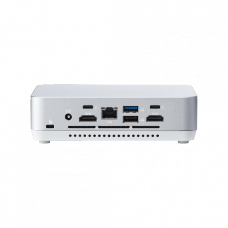 ASUS NUC 14 Pro+ Kit RNUC14RVSU900002I - Barebone - mini PC 1 x Core Ultra 9 185H / up to 5.1 GHz - RAM 0 GB - Intel Arc Graphics - IEEE 802.11ax (Wi-Fi 6E), Bluetooth 5.3, 2.5 Gigabit Ethernet, Gigabit Ethernet - white - 1
