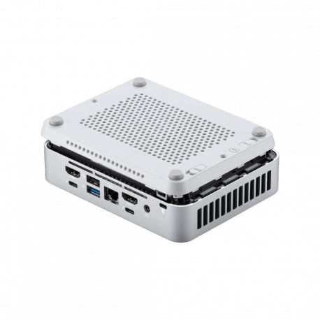 ASUS NUC 14 Pro+ Kit RNUC14RVSU900002I - Barebone - mini PC 1 x Core Ultra 9 185H / up to 5.1 GHz - RAM 0 GB - Intel Arc Graphics - IEEE 802.11ax (Wi-Fi 6E), Bluetooth 5.3, 2.5 Gigabit Ethernet, Gigabit Ethernet - white - 10