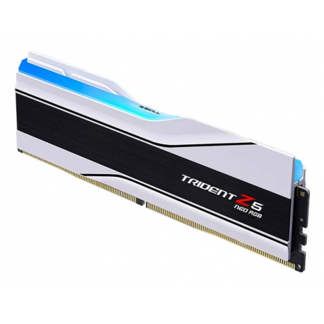 G.Skill Trident Z5 Neo RGB - DDR5 - kit - 32 GB: 2 x 16 GB - DIMM 288-pin - 6000 MT / s  /  PC5-48000 - CL30 - 1.35 V - unbuffered - non-ECC - white - 6