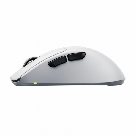 CHERRY Xtrfy M64 Pro - Mouse - ergonomic - 5 buttons - wireless - 2.4 GHz - USB wireless receiver - white - 7