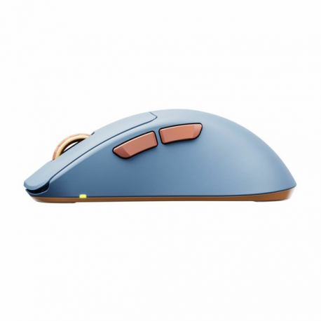 CHERRY Xtrfy M64 - Mouse - ergonomic - 5 buttons - wireless - 2.4 GHz - USB wireless receiver - blue - 2
