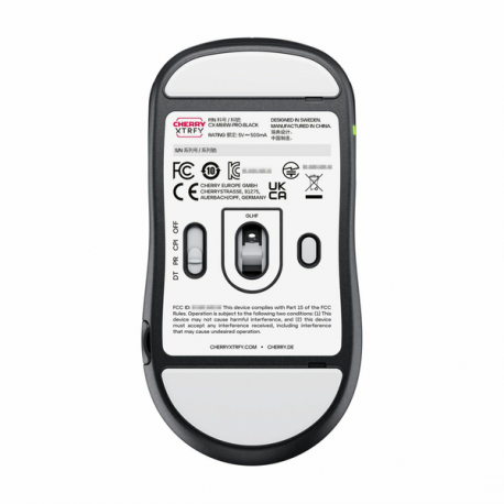 CHERRY Xtrfy M68 Pro - Mouse - 5 buttons - wireless - 2.4 GHz - USB wireless receiver - black - 7