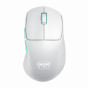 CHERRY Xtrfy M64 - Mouse - ergonomic - optical - 5 buttons - wireless - 2.4 GHz - USB wireless receiver - black