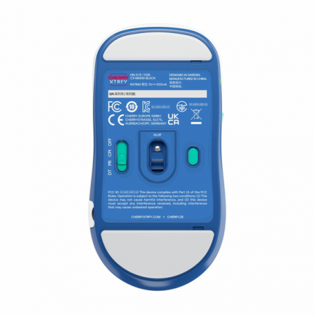 CHERRY Xtrfy M68 - Mouse - optical - 5 buttons - wireless - 2.4 GHz - USB wireless receiver - white - 5