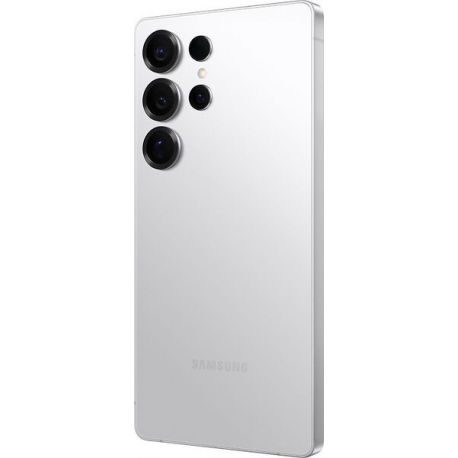 Samsung Galaxy S25 Ultra - 5G smartphone - dual-SIM - RAM 12 GB / Internal Memory 1 TB - OLED display - 6.9" - 3120 x 1440 pixels (120 Hz) - 4x rear cameras 200 MP, 50 MP, 50 MP, 10 MP - front camera 12 MP - titanium whitesilver - 6