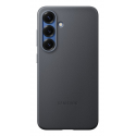 Samsung EF-VS931 - Back cover for mobile phone - faux leather - black - for Galaxy S25