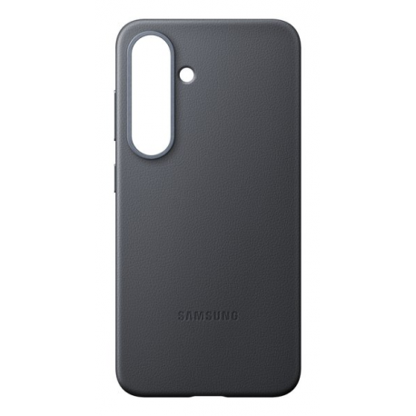 Samsung EF-VS931 - Back cover for mobile phone - faux leather - black - for Galaxy S25 - 1