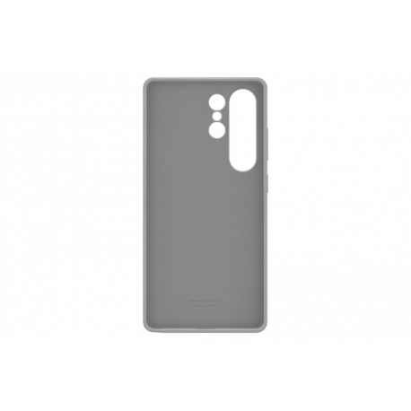 Samsung EF-VS938 - Back cover for mobile phone - faux leather - grey - for Galaxy S25 Ultra - 4