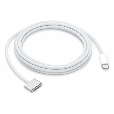 Apple - Power cable - 24 pin USB-C (M) to MagSafe 3 (M) magnetic - 2 m - silver - 0