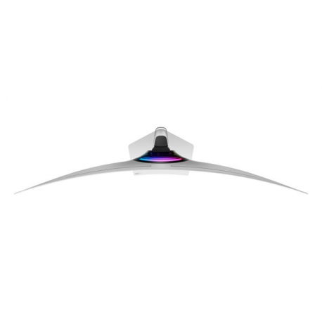 Samsung Odyssey OLED G9 S49DG934SU - G93SD Series - OLED monitor - gaming - curved - 49" - 5120 x 1440 Dual Quad HD @ 240 Hz - 250 cd/m² - 1000000:1 - HDR10+ Gaming, HDR10 - 0.03 ms - DisplayPort, Micro HDMI, HDMI - silver - 1