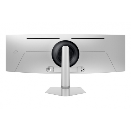 Samsung Odyssey OLED G9 S49DG934SU - G93SD Series - OLED monitor - gaming - curved - 49" - 5120 x 1440 Dual Quad HD @ 240 Hz - 250 cd/m² - 1000000:1 - HDR10+ Gaming, HDR10 - 0.03 ms - DisplayPort, Micro HDMI, HDMI - silver - 10