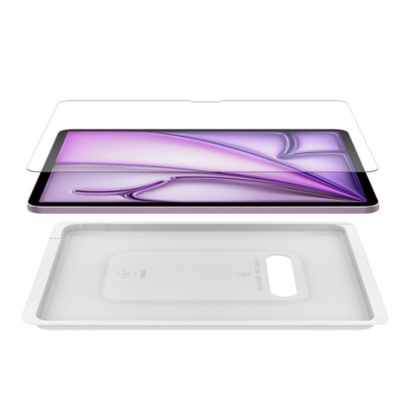 Belkin ScreenForce - Screen protector for tablet - 2.5D - glass - for Apple 13-inch iPad Air (M2) - 2