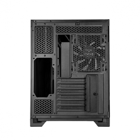 Chieftec Visio Air - Tower - ATX - windowed side panel (tempered glass) - no power supply (ATX) - black - USB / Audio - 12