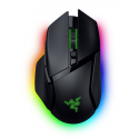 Razer Basilisk V3 pro 35K - Mouse - ergonomic - right-handed - optical - 11 buttons - wireless, wired - Bluetooth, USB-C, 2.4 GHz - USB wireless receiver - black