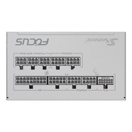 Seasonic FOCUS GX White ATX 3 (2024) 1000 - Power supply (internal) - ATX12V 3.1 / EPS12V - 80 PLUS Gold - AC 100-240 V - 1000 Watt - white - 2