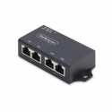 StarTech.com 2-Port Gigabit PoE+ Injector, PoE / PoE+ (802.3af / 802.3at) 30W - PoE injector - unmanaged inline - DC 48 - 52 V - 30 Watt - output connectors: 2 - black