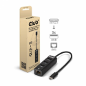 Club 3D CSV-1549 - Hub - USB Type-C - 3 x USB 3.2 Gen1 + 1 x 10 / 100 / 1000 - desktop