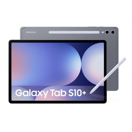 Samsung Galaxy Tab S10+ - Tablet - Android - 256 GB - 12.4" Dynamic AMOLED 2X (2800 x 1752) - microSD slot - 3G, 4G, 5G - moonstone grey - 0